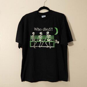 Optima Who Died Vintage Skeleton Tee (XL)